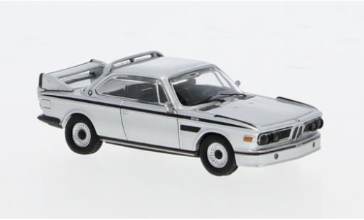 Diecast model cars Bmw 3.0 CSL silver 1973 1/87 Minichamps