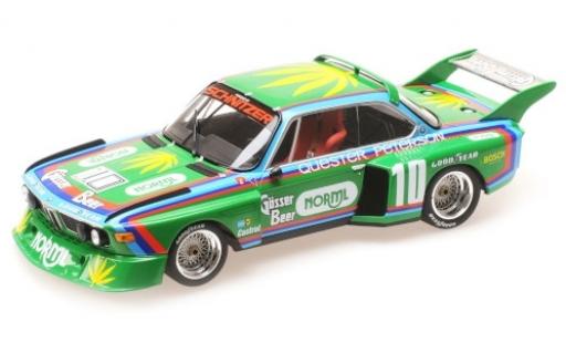Diecast model cars Bmw 3.5 course CSL No.10 -Schnitzer G&Atilde;&para;sser Beer 6h Watkins Glen 1976 D.Quester/R.Peterson 1/18 Minichamps