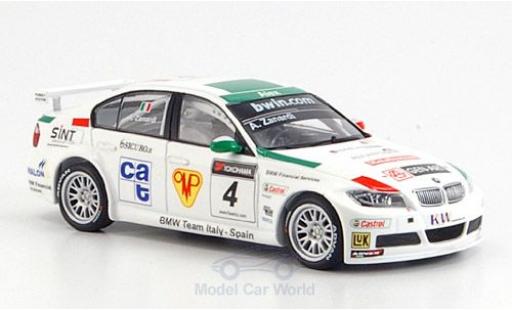 Diecast model cars Bmw 320 WTCC Si No.4 2006 A.Zanardi 1/43 Minichamps