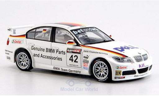 Diecast model cars Bmw 320 WTCC Si No.42 2006 J.M&Atilde;&frac14;ller 1/43 Minichamps
