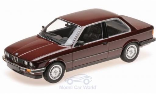 Diecast model cars Bmw 323 coupe i (E30) metallic red 1982 1/18 Minichamps