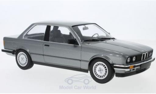 Diecast model cars Bmw 323 coupe i (E30) metallic grey 1982 1/18 Minichamps