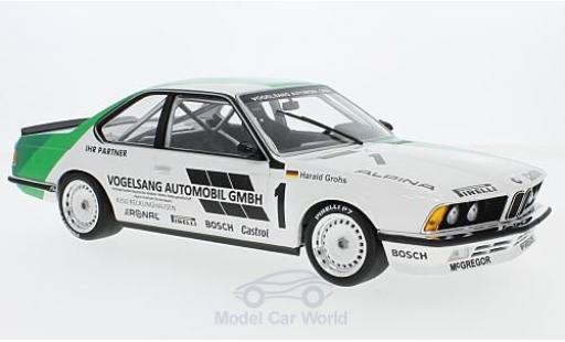 Diecast model cars Bmw 635 CSi (E24) No.1 Vogelsang Automobile GmbH DPM Bergische L&Atilde;&para;we Zolder 1984 H.Grohs 1/18 Minichamps