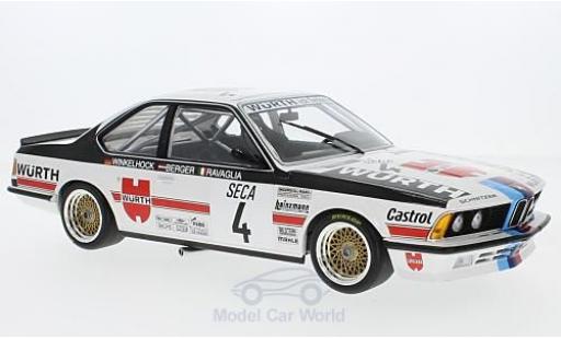 Diecast model cars Bmw 635 CSi (E24) No.4 Italia W&Atilde;&frac14;rth 24h Spa 1984 R.Ravaglia/G.Berger/M.Winkelhock 1/18 Minichamps
