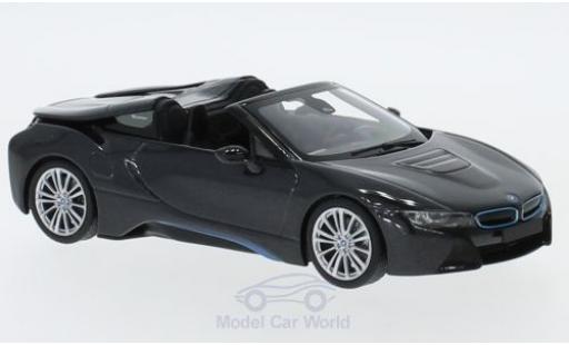 Diecast model cars Bmw i8 Roadster (I15) metallic grey 2017 1/18 Minichamps