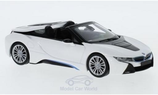 Diecast model cars Bmw i8 Roadster (I15) metallic white 2017 1/43 Minichamps