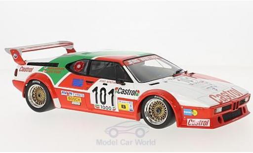 Diecast model cars Bmw M1 1984 No.101 Jens Winther Team Castrol 24h Le Mans J.Winther/D.Mercer/L-V.Jensen 1/18 Minichamps