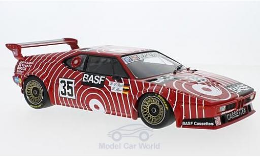Diecast model cars Bmw M1 1981 No.35 BASF Team GS Sport BASF 6h Silverstone H-J.piece/H.Heyer 1/18 Minichamps