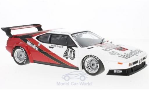 Diecast model cars Bmw M1 1980 No.40 Project Four Racing Monaco H-J.piece 1/18 Minichamps