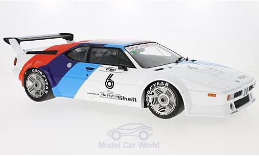 Diecast model cars Bmw M1 1979 No.6 Motorsport N.Piquet 1/12 Minichamps