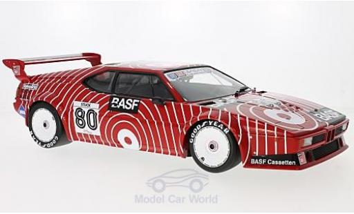Diecast model cars Bmw M1 1980 No.80 GS Tuning BASF H-J.piece 1/12 Minichamps