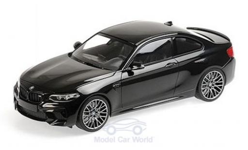 Diecast model cars Bmw M2 Competition metallic black 2019 1/18 Minichamps
