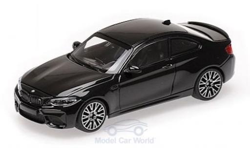 Diecast model cars Bmw M2 Competition metallic black 2019 1/43 Minichamps