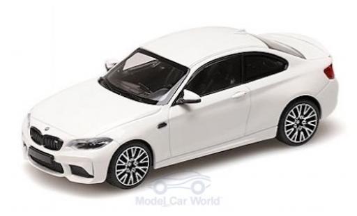 Diecast model cars Bmw M2 Competition white 2019 1/43 Minichamps
