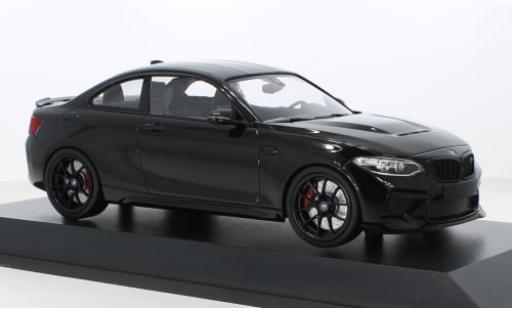Diecast model cars Bmw M2 CS metallise black 2020 1/18 Minichamps
