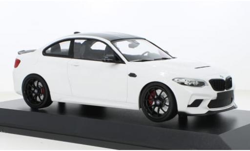 Diecast model cars Bmw M2 CS white 2020 1/18 Minichamps