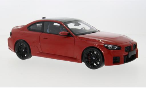 Diecast model cars Bmw M2 coupe metallise red 2022 1/18 Minichamps