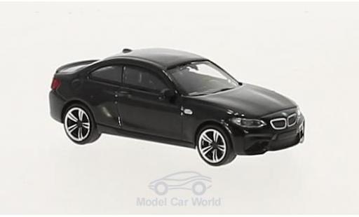 Diecast model cars Bmw M2 coupe black 2016 1/87 Minichamps