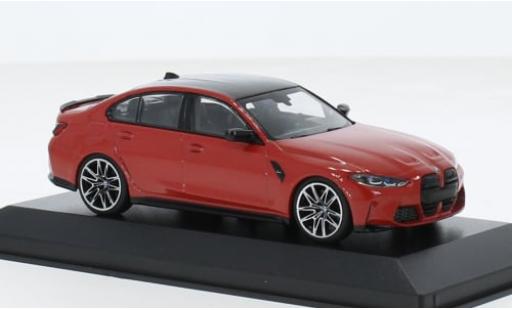Diecast model cars Bmw M3 Competition (G80) metallise red/carbon 2020 1/43 Minichamps