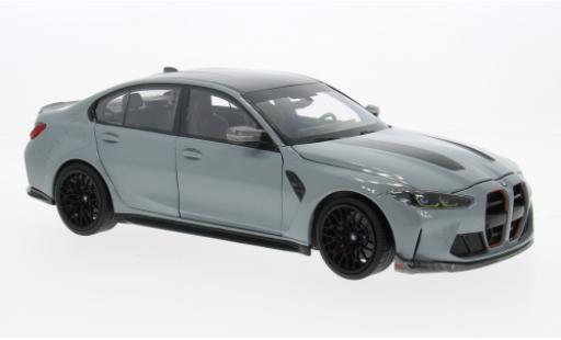 Diecast model cars Bmw M3 CS metallise grey 2023 1/18 Minichamps