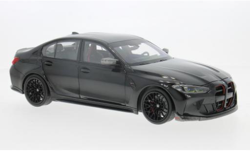Diecast model cars Bmw M3 CS metallise black 2023 1/18 Minichamps