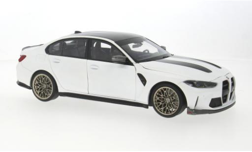 Diecast model cars Bmw M3 CS white 2023 1/18 Minichamps