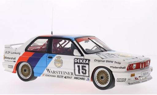 Diecast model cars Bmw M3 dtm (E30) No.15 Team Schnitzer Warsteiner 1989 R.Ravaglia 1/18 Minichamps