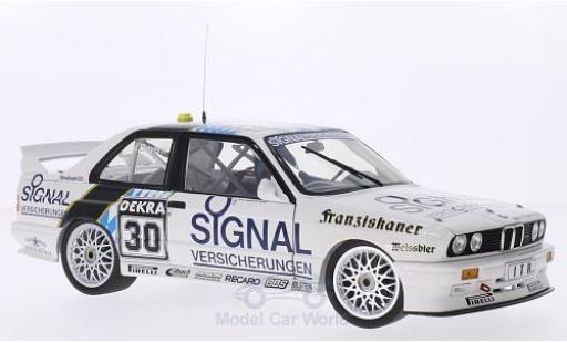 Diecast model cars Bmw M3 dtm (E30) No.30 Team Isert Signal Versicherungen 1991 L.von Bayern 1/18 Minichamps