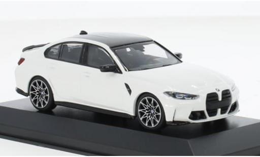 Diecast model cars Bmw M3 berline white 2020 1/43 Minichamps