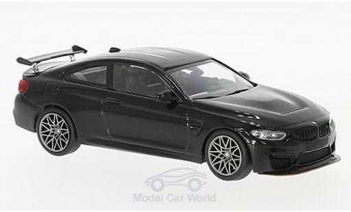 Diecast model cars Bmw M4 GTS (F82) metallic black 2016 with greyen Felgen 1/43 Minichamps