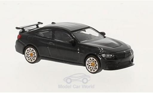 Diecast model cars Bmw M4 GTS black 2016 with orangen Felgen 1/87 Minichamps