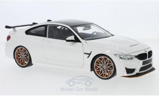Diecast model cars Bmw M4 GTS white 2016 1/18 Minichamps
