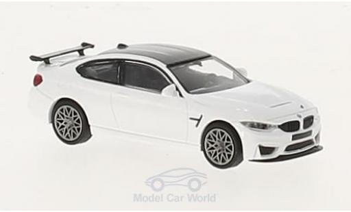 Diecast model cars Bmw M4 GTS white 2016 with greyen Felgen 1/87 Minichamps