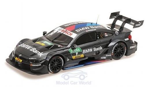 Diecast model cars Bmw M4 dtm No.7 Team RBM 2018 B.Spengler 1/18 Minichamps