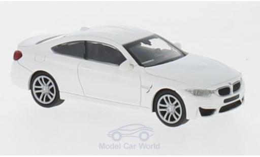 Diecast model cars Bmw M4 coupe white 2015 1/87 Minichamps