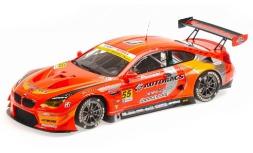 Diecast model cars Bmw M6 GT3 (F13) No.55 Autobacs Racing Team Aguri Autobacs Super GT 2016 S.Takagi/T.Kobayashi 1/18 Minichamps