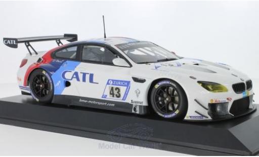 Diecast model cars Bmw M6 GT3 No.43 Team Schnitzer CATL 24h N&Atilde;&frac14;rburgring 2017 A.Farfus/A.Lynn/A.Felix Da Costa/T.Scheider 1/18 Minichamps