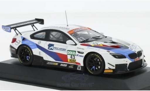 Diecast model cars Bmw M6 GT3 No.43 Schnitzer Motorsport ADAC GT Masters 2018 D.Marschall/V.Bouveng 1/43 Minichamps