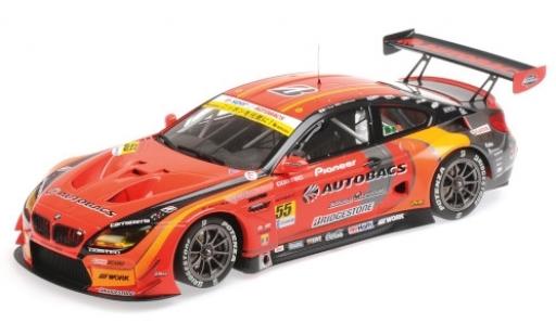 Diecast model cars Bmw M6 GT3 No.55 Autobacs Racing Team Aguri Super GT300 2017 S.Takagi/S.Walkinshaw 1/18 Minichamps