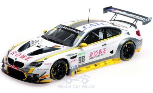 Diecast model cars Bmw M6 GT3 No.98 Rowe Racing 24h Spa 2017 T.Blomqvist/N.Catsburg/B.Spengler 1/18 Minichamps