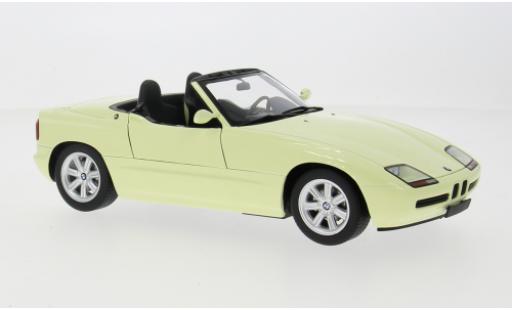Diecast model cars Bmw Z1 roadster yellow 1988 1/18 Minichamps