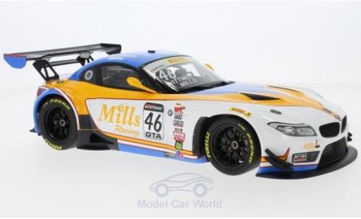 Diecast model cars Bmw Z4 GT3 (E89) No.46 Mills Racing Pirelli World Challenge 2016 K. Wittmer/M.Mills 1/18 Minichamps