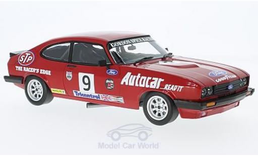 Diecast model cars Ford Capri 3.0S 3.0 RHD No.9 Gordon Spice Group BSCC Brands Hatch 1978 G.Spice 1/18 Minichamps