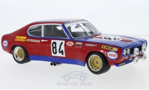 Diecast model cars Ford Capri RS 2600 MK I No.84 Shark Team 24h Le Mans 1972 J.C.Guerie/J.P.Rouget 1/18 Minichamps