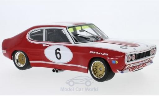 Diecast model cars Ford Capri RS 2600 MKI No.6 Grab -Tuning Siegen 6h N&Atilde;&frac14;rburgring 1973 K-L.Weiss/K.Ludwig 1/18 Minichamps
