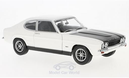 Diecast model cars Ford Capri RS 2600 MKI white/black 1970 1/18 Minichamps