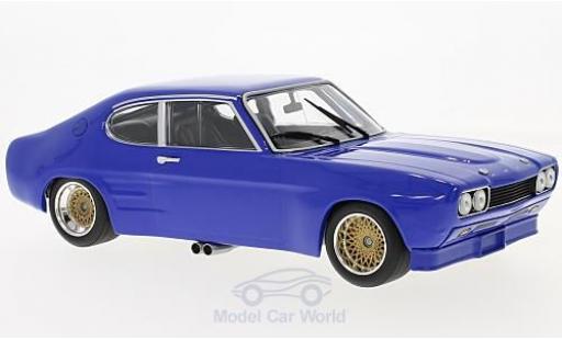 Diecast model cars Ford Capri RS 2600 blue 1970 1/18 Minichamps