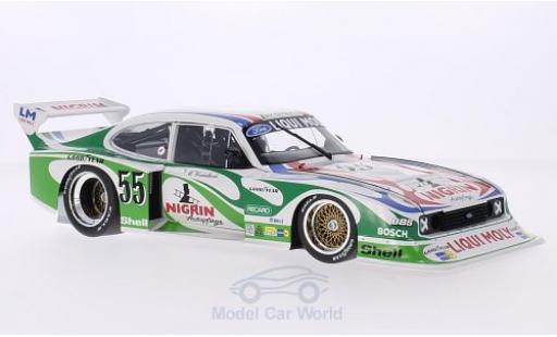 Diecast model cars Ford Capri Turbo Gr.5 No.55 Nigrin DRM 1981 M.Winkelhock 1/18 Minichamps