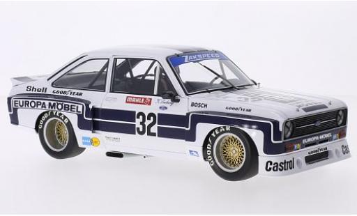 Diecast model cars Ford Escort RS 1800 II No.32 Europa M&Atilde;&para;bel DRM N&Atilde;&frac14;rburgring 1976 K.Ludwig 1/18 Minichamps
