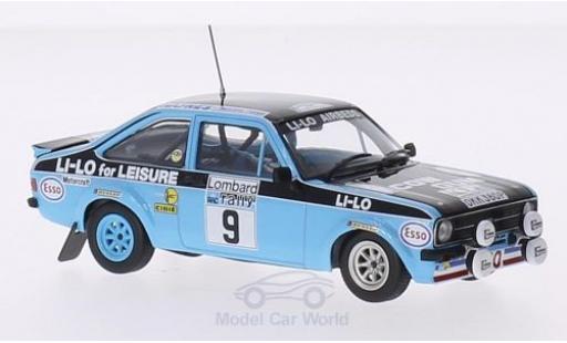 Diecast model cars Ford Escort RS 1800 MKII RHD No.9 Li-Lo Rally WM RAC Rally 1978 R.Clark/N.Wilson 1/43 Minichamps